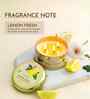 Lemon 3 Wick Scented Candle in Container with Lid