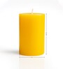 Lemon Scented Pillar Candle Set of 2