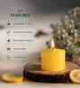 Lemon Scented Set of 6 Votive Candles