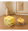 Lemon Sorbet Glass Candle (Yellow)