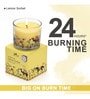 Lemon Sorbet Glass Candle (Yellow)