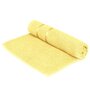 Yellow Solid 450 GSM Cotton Bath Towel