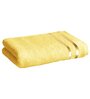 Yellow Solid 450 GSM Cotton Bath Towel