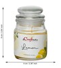 Lemon Yellow Wax Scented Jar Candles