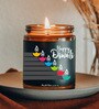 Lemongrass Bliss Aroma White Wax Scented Candles With Ganesha Idol