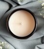 Lemongrass Bliss Aroma White Wax Scented Candles With Ganesha Idol