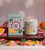 Lemongrass Holiday Candle A Refreshing Festive Scent in a Glass Jar