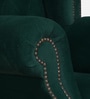 Lemvig Fabric Wing Chair in Green Colour