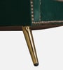 Lemvig Fabric Wing Chair in Green Colour