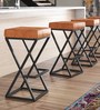 Lena Bar stool in Tan Colour
