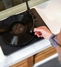 Lenco L-30 Vinyl Record Player Bluetooth Turntable (33/45 RPM) Semi-Automatic Belt Drive, Black Ash Colour