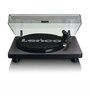Lenco L-30 Vinyl Record Player Bluetooth Turntable (33/45 RPM) Semi-Automatic Belt Drive, Black Ash Colour
