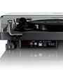 Lenco L-30 Vinyl Record Player Bluetooth Turntable (33/45 RPM) Semi-Automatic Belt Drive, Black Ash Colour