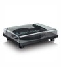 Lenco L-30 Vinyl Record Player Bluetooth Turntable (33/45 RPM) Semi-Automatic Belt Drive, Black Ash Colour