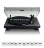Lenco L-30 Vinyl Record Player Bluetooth Turntable (33/45 RPM) Semi-Automatic Belt Drive, Black Ash Colour