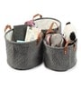 Leni Ash Grey Basket Set Of 3