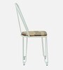 Lennox Metal Iconic Chair in White Colour