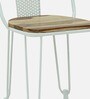 Lennox Metal Iconic Chair in White Colour