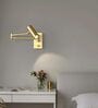 Leo Adjustable Wall Light Gold Body Modern Reading Spot Wall Lamp for Bedroom Living Room
