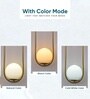 Leo Modern Wall Lamp | 3 Light Modes (Warm, Natural & Cool White) | E27 Bulb Socket | Decorative LED Wall Light for Living Room, Bedroom, and Bedside