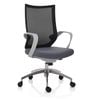 Leo Ergonomic Chair in Grey & Black Colour