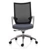 Leo Ergonomic Chair in Grey & Black Colour
