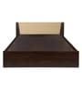 Leo Queen Size Bed in Walnut Finish