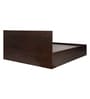 Leo Queen Size Bed in Walnut Finish