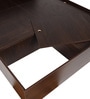Leo Queen Size Bed in Walnut Finish