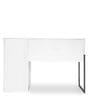 Leo Study Table with Storage in White Colour