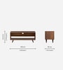 Leo Tv Unit In Brown Maple Colour