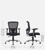 Leo Wave Breathable Mesh Ergonomic Chair in Black Colour