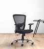 Leo Wave Breathable Mesh Ergonomic Chair in Black Colour