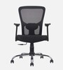 Leo Wave Breathable Mesh Ergonomic Chair in Black Colour