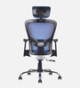 Leo Wave Breathable Mesh Ergonomic Chair in Blue Colour