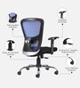Leo Wave Breathable Mesh Ergonomic Chair in Blue Colour
