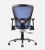 Leo Wave Breathable Mesh Ergonomic Chair in Blue Colour