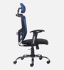 Leo Wave Breathable Mesh Ergonomic Chair in Blue Colour