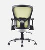 Leo Wave Breathable Mesh Ergonomic Chair in Green Colour