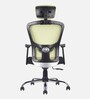 Leo Wave Breathable Mesh Ergonomic Chair in Green Colour