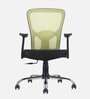 Leo Wave Breathable Mesh Ergonomic Chair in Green Colour