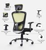 Leo Wave Breathable Mesh Ergonomic Chair in Green Colour