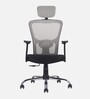 Leo Wave Breathable Mesh Ergonomic Chair in Grey Colour
