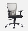 Leo Wave Breathable Mesh Ergonomic Chair in Grey Colour
