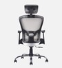 Leo Wave Breathable Mesh Ergonomic Chair in Grey Colour