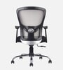 Leo Wave Breathable Mesh Ergonomic Chair in Grey Colour