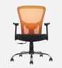 Leo Wave Breathable Mesh Ergonomic Chair in Orange Colour