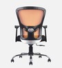 Leo Wave Breathable Mesh Ergonomic Chair in Orange Colour
