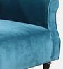 Leon Fabric Lounge Chair in Teal Green Colour