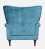 Leon Fabric Lounge Chair in Teal Green Colour